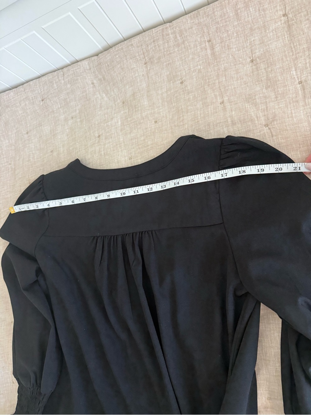 Pomander Place Black Crepe Kenzo Dress Size Medium - Picture 10 of 12